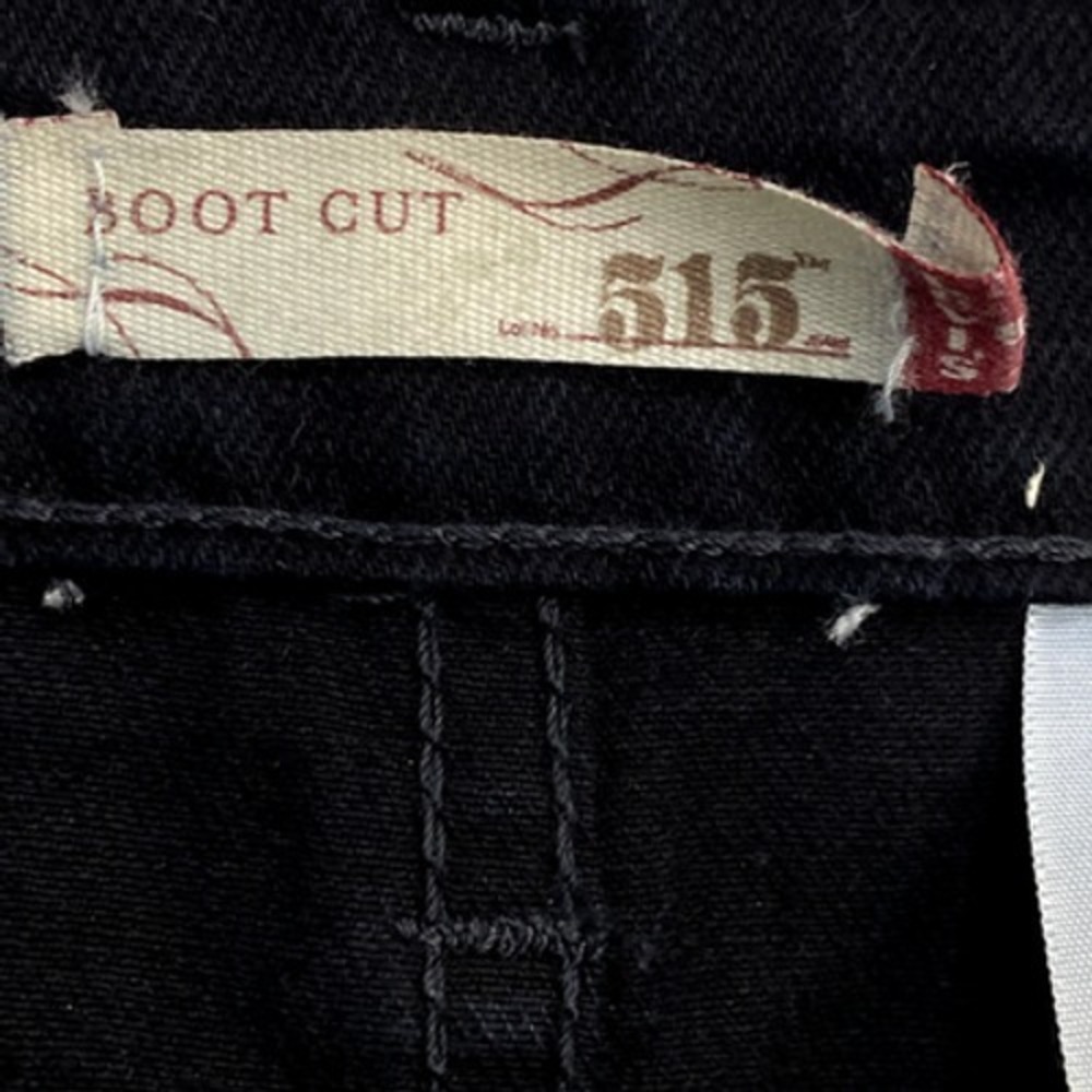 Levi's 515 Women's Denim Jeans Size 20M Black Bootcut Signature By Levi Strauss - Picture 4 of 11